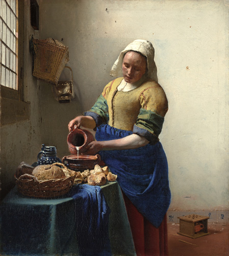 01 vermeer TheMilkmaid c1657-58
