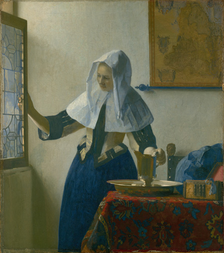 07 Vermeer YoungWomanwithaWaterPitcher c1662